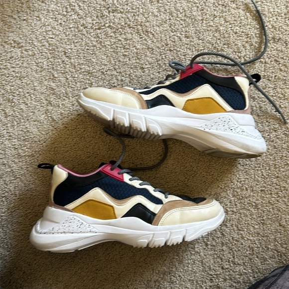 Zara colorful chunky sneakers size 37 - Picture 3 of 4